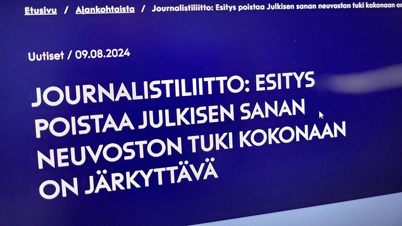 Journalistiliitto JSN lehtikuva