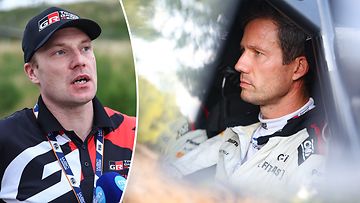 Jari-Matti Latvala kannusti Sébastien Ogieria yrittämään kaikkensa päätöspätkällä. 