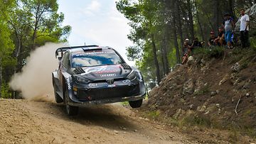 Sébastien Ogier Kreikan MM-rallissa. 