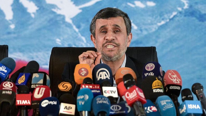 Iranin ex-presidentti Mahmoud Ahmedinejad vuonna 2017.