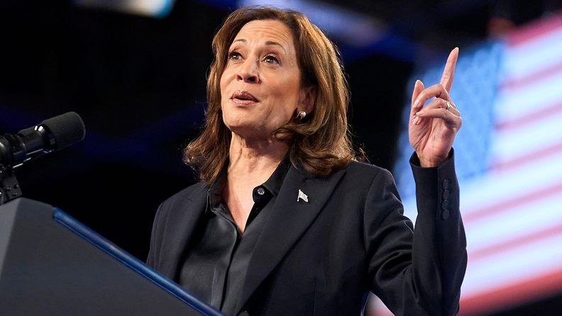 Demokraattipuolueen presidenttiehdokas Kamala Harris 4. lokakuuta 2024.