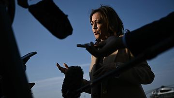 Demokraattipuolueen presidenttiehdokas Kamala Harris 12. lokakuuta 2024.