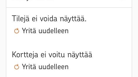 OMA OP:n mobiilisovellukseen kirjautumisessa on ongelmia.