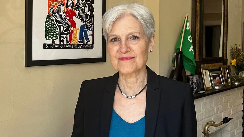 LK 1.11.2024 Yhdysvaltain presidenttiehdokas Jill Stein New Yorkissa 15. huhtikuuta 2024.