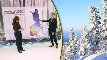 Meteorologi Joonas Koskela kertoo talven tilanteen.