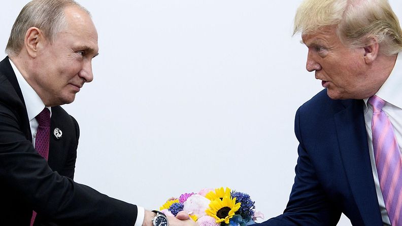 Vladimir Putin ja Donald Trump tapasivat kesäkuussa 2019, jolloin molemmat olivat maidensa presidenttejä. 