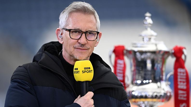 Gary Lineker on erittäin tuttu kasvo BBC:n lähetyksistä. 