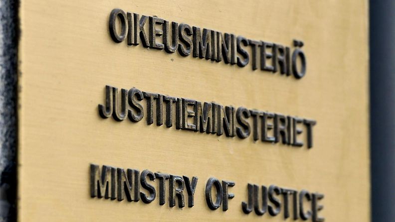 OIkeusministeriö Helsingissä.