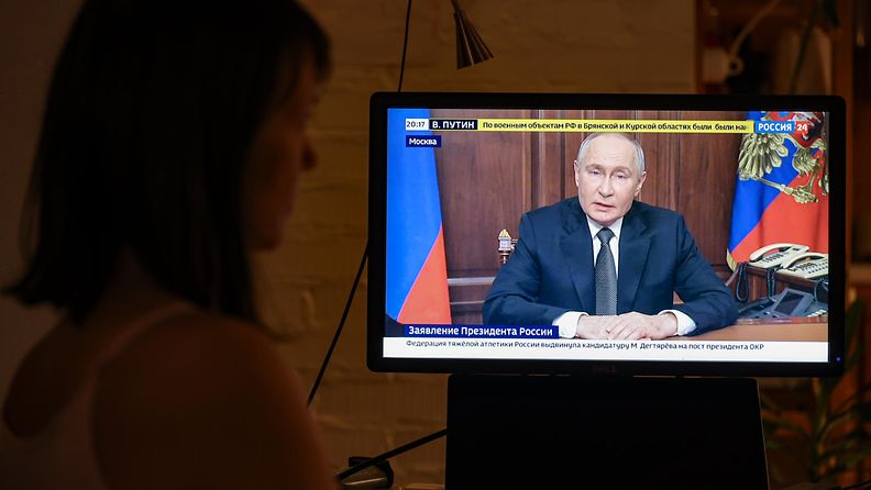 Presidentti Vladimir Putinin ohjusiskun jälkeinen puhe televisioitiin Venäjällä torstaina. Puheessaan Putin uhkaili suoraan länsimaita.