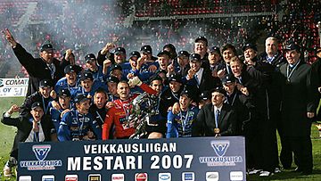 Tampere United Suomen mestari 2007, kuva: Lehtikuva