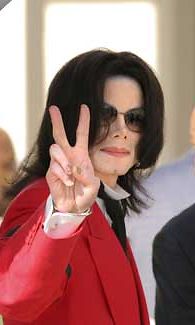 Michael Jackson kuvattuna vuonna 2005.