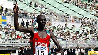 Luke Kibet, MM-maratonin voittaja, Photo: Kimimasa Mayama/EPA
